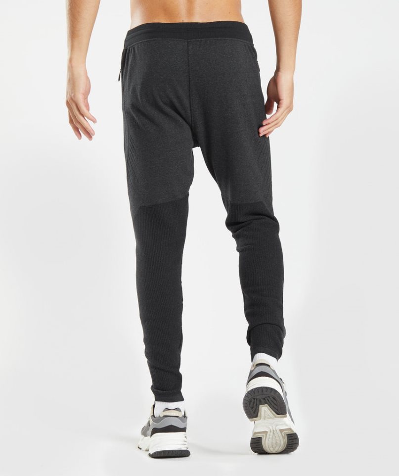 Men's Gymshark Retake Knit Jogger Black | NZ 6VPNIL